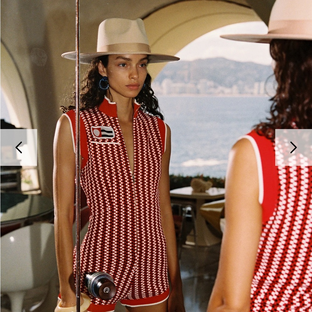 Lack Of Color Wide Brim Fedora in Cream and Tan